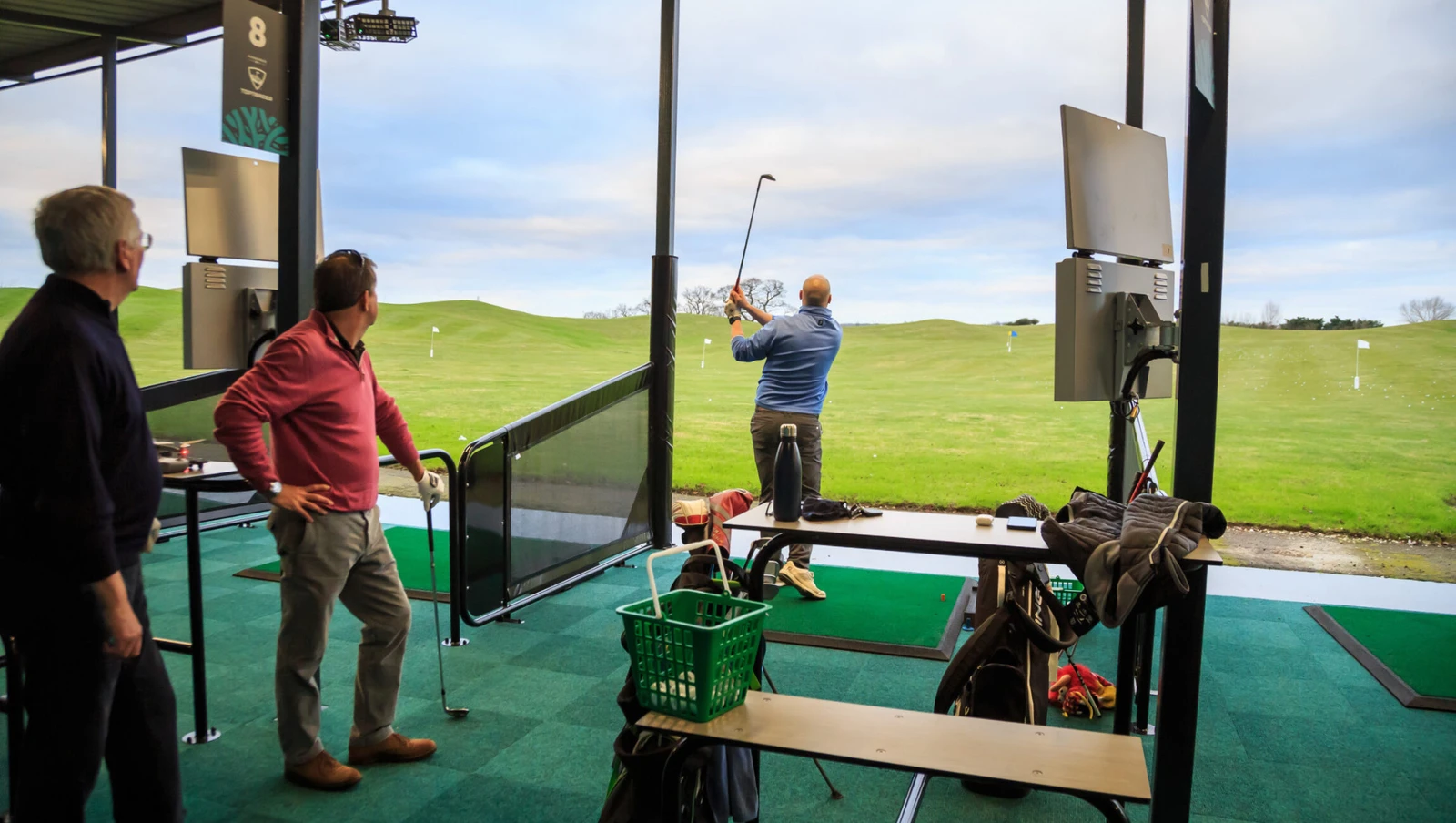 Aerial view of The Hertsmere golf course